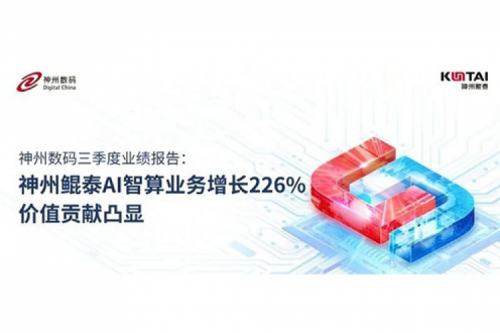 公海jcjc710数码三季度业绩报告：神州AI智算业务增长226%，价值贡献凸显